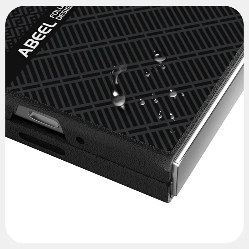 Carbon Fiber Business Case For Samsung Galaxy Z Fold 7 6 5 Invisible Magnetic Wireless Charging Slim Anti-Drop Protective Cover