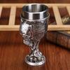 Gothic Engraved Nonrust Steel Goblet Halloween Barwares Rustproof Cup Decorative Drinking Cup For Cocktails