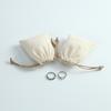 2‑Pack Cotton Linen Jewelry Storage Drawstring Pouch, Small Sundries Organizer Bag