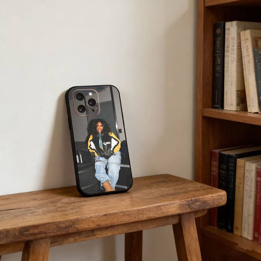 

Singer SZA Lana Phone Case For iPhone 17, 16,15,14,13,12,11 Plus,Pro Max, Others Soft Black Cover iPhone14