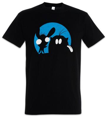 Ren Mens T Shirt Stimpy Cult Cartoon andComic And Fun Fun Sitcom Show TV Series