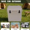 5L Insulated Ultra-Light Wheeled Hard Cooler with Wheels and Handle with Leak-Proof Tight Latches for Beach Camping Picnics More