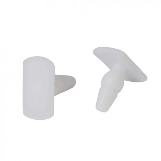 10set White Side Skirt Door Sill Card Panel Overlay Repair Clips For Mercedes