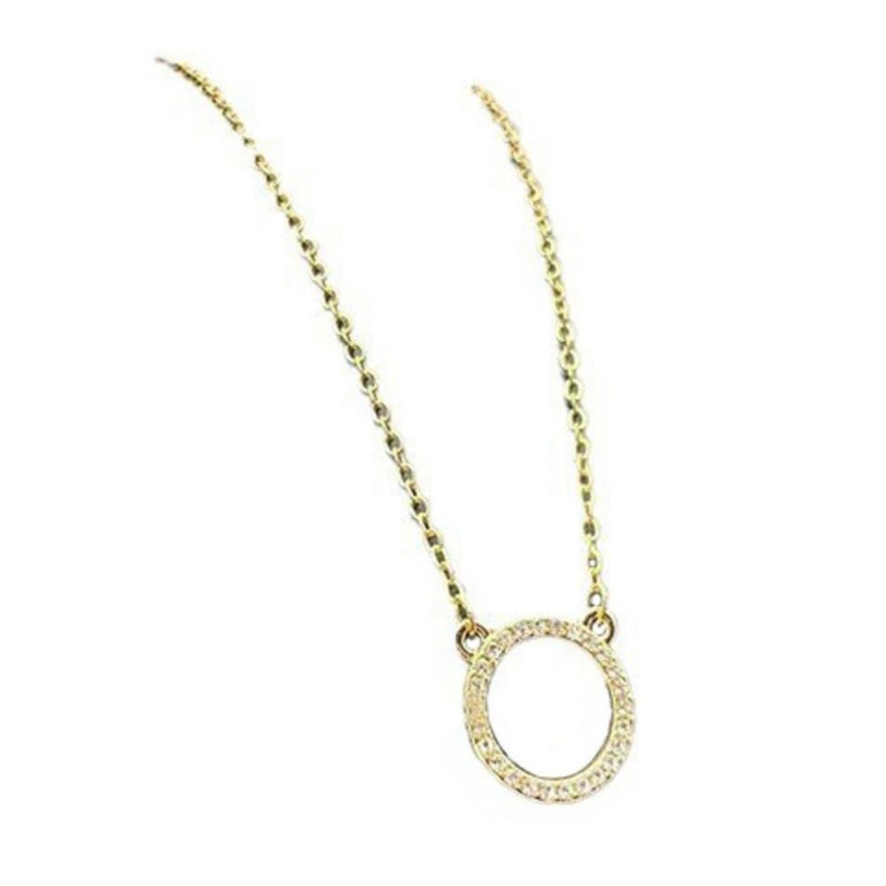New light luxury niche design ins style circle necklace for women, simple temperament