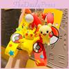 Adorable Silicone Pokmon Keychain Featuring Pikachu Creative Cartoon Style Gift