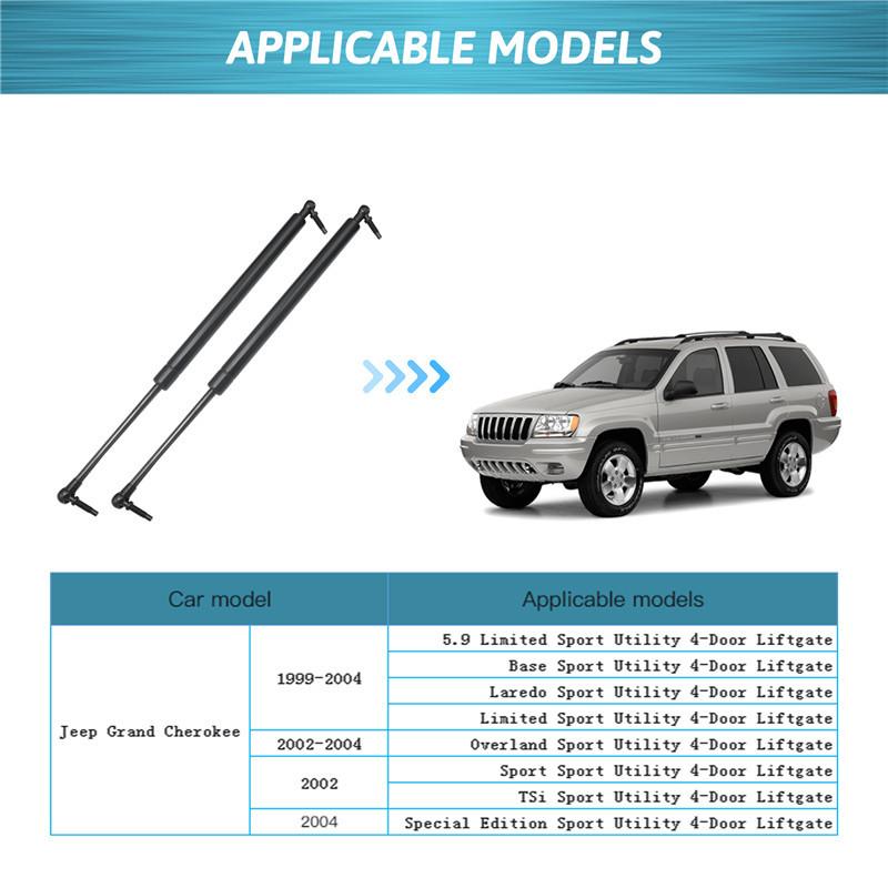 2Pcs/Set Car Rear Trunk Tailgate Lift Support Gas Spring Strut For Jeep Grand Cherokee 1999 2000 2001 2002 2003 2004 Accessories