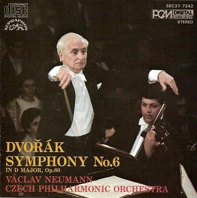CD VACLAV NEUMANN - Dvořák Symfoni nr 6 38C377242 SUPRAPHON 1983 Japan Klassisk Begagnad