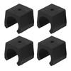 20pcs Pool Stick Clips Durable Pool Cue Rack Light Weight Black Billiards Cue Locating Clip Holder for Home Club