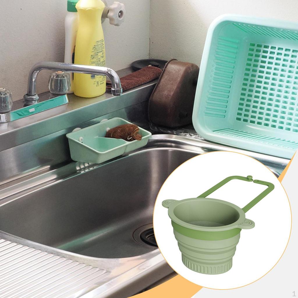 Food Waste Catcher ,Hanging Sink Strainer Colander, Home Quick Draining Kitchen Drain Basket