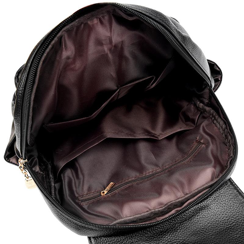 Versatile Mom Bag Soft Leather Women's Bag, Large-capacity Travel Backpack