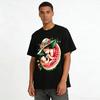 Summer Parent-Child Warm Watermelon Print Adult T-Shirt Pure Cotton T-shirt