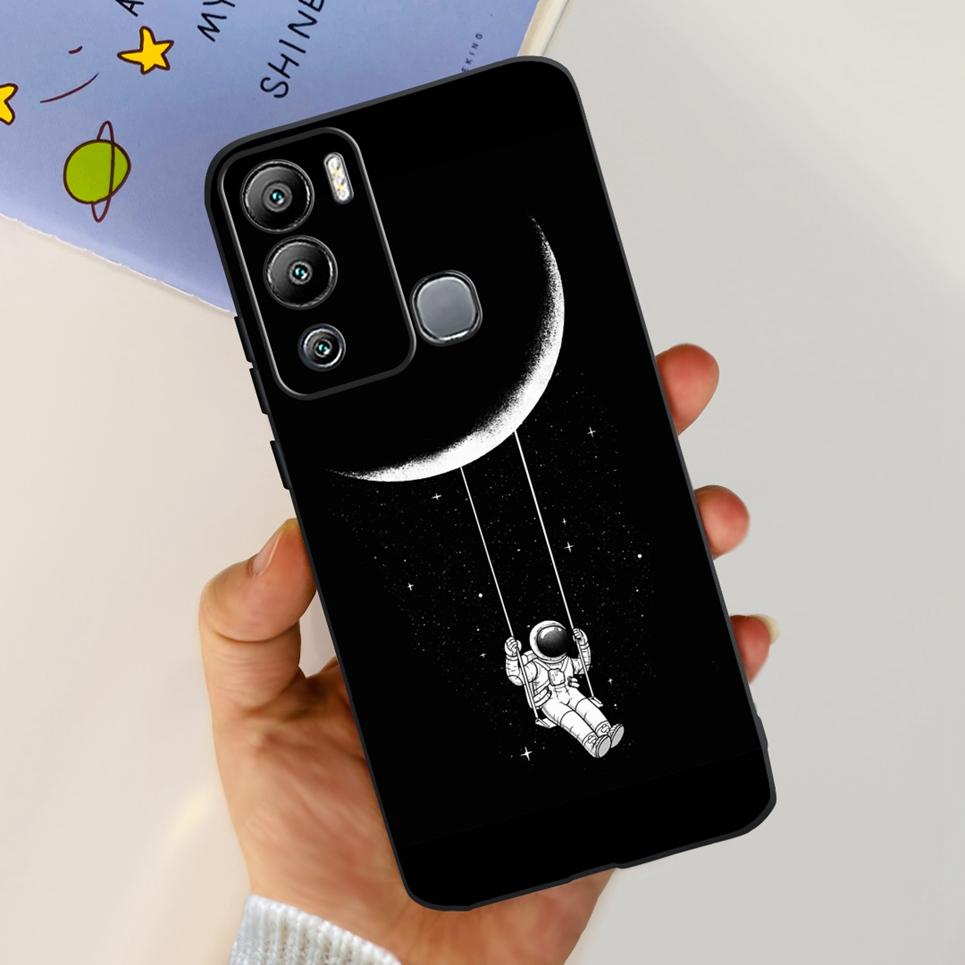 For Infinix Hot 12i Case Hot 12 12Play Cute Fashion Soft Silicone Back Cover For Infinix Hot12 Hot 12 Play NFC Phone Bumper Etui