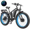 KETELES V3 PRO 26"dual-motor Off-road e-bike,52V 26Ah Removable Battery,hydraulic Disc Brakes with Motor Cut-off,maximum Range Can Reach 100 Km.
