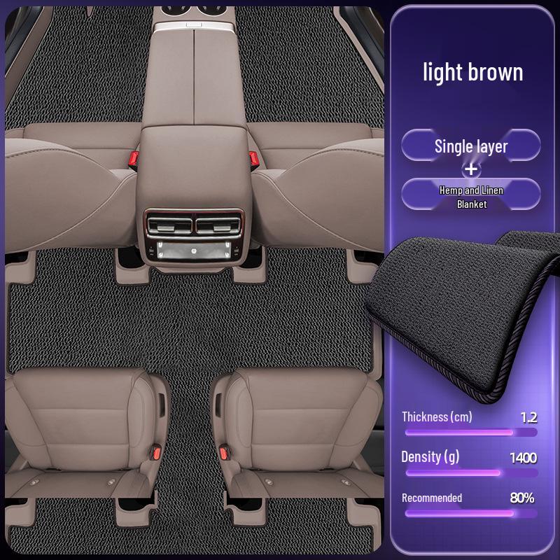 Eco-Friendly Double-Layer Floor Mats for L9 Vehicles - Waterproof & Dustproof Design