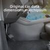 For Tesla Model Y Juniper Model 3 Highland Center Control Side Anti-kick Pad Leather Anti Fouling Pad Foot Mat Car Accessories