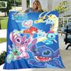 Superheldere 3D Steek Beddeken Kantoor Thuis Wandelen Picknick Dikke Quilt Modieuze Sprei Flanellen Deken