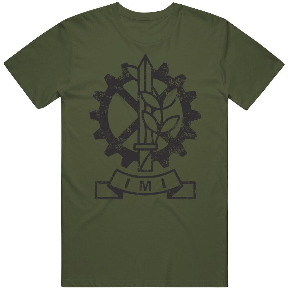 IMI Israel Military Industries Logo Distressed T Shirt Unisex T-Shirt L