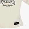 Ganni Women Long Sleeve Mesh Logo Tee T4297