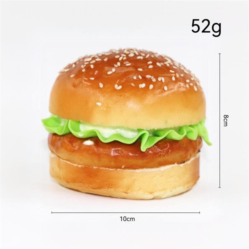 Simulation Hamburger Model Toy: Fake Bread for Display In Hotels, Restaurants, and Photography.