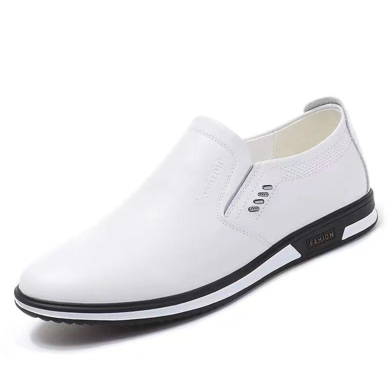 Leather Casual Shoes Man Black Loafers Shoes Men Luxury Designer Slip On Shoes for Men 2025 Zapatos De Hombre Chaussure De Homme