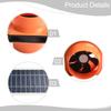 Daylight Operation Color Black 12V Solar Power Fan 4-inch Exhaust Fan Energy-Saving Design Powerful And Efficient
