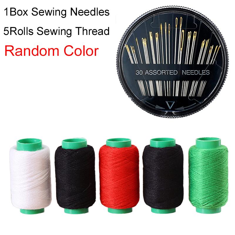 

Home Sewing Props 30PCS/Box Needle Disc Random Color Sewing Thread Tape Measure Suitable for DIY Craft Embroidery Manual Sew ZYF