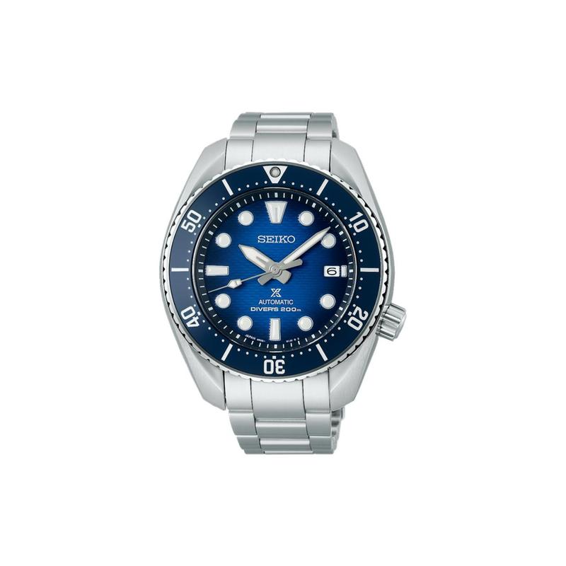 SEIKO prospex series fashion business waterproof Automatic Steel Strap men s watch blue dial SBDC175 синий