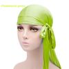 Unisex Adult Long Tail Satin Doo Rag Durag Bandanas Cap Pirate Hat Turban Men Hip Hop Headband Biker Headwrap Women Headwear