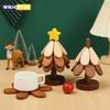 Tree Insulation Mat Solid Wood Dining Table Anti Scalding Mat Pot Mat Festival Gift Creative And Personalized Home Decoration