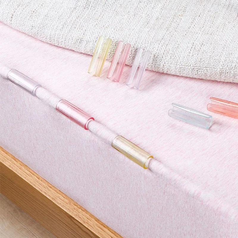 10Pcs/Lot Bed Sheet Clips Bed Cover Holder Fastener Mattress Non-slip Gripper for Bed Sheet Multifunction Clothes Pegs cama