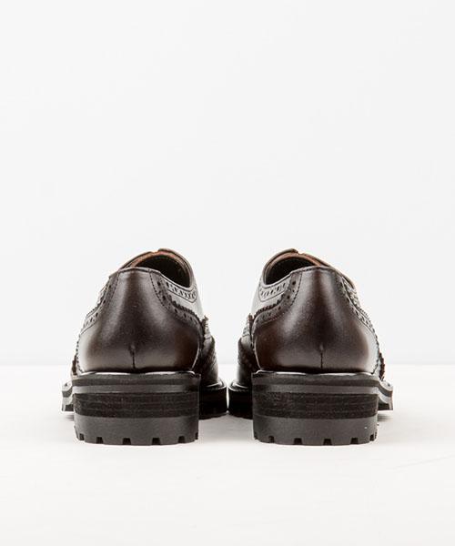 Leatherless #515 / Walker Sole Wingtip Boots / Dark Brown / For Men
