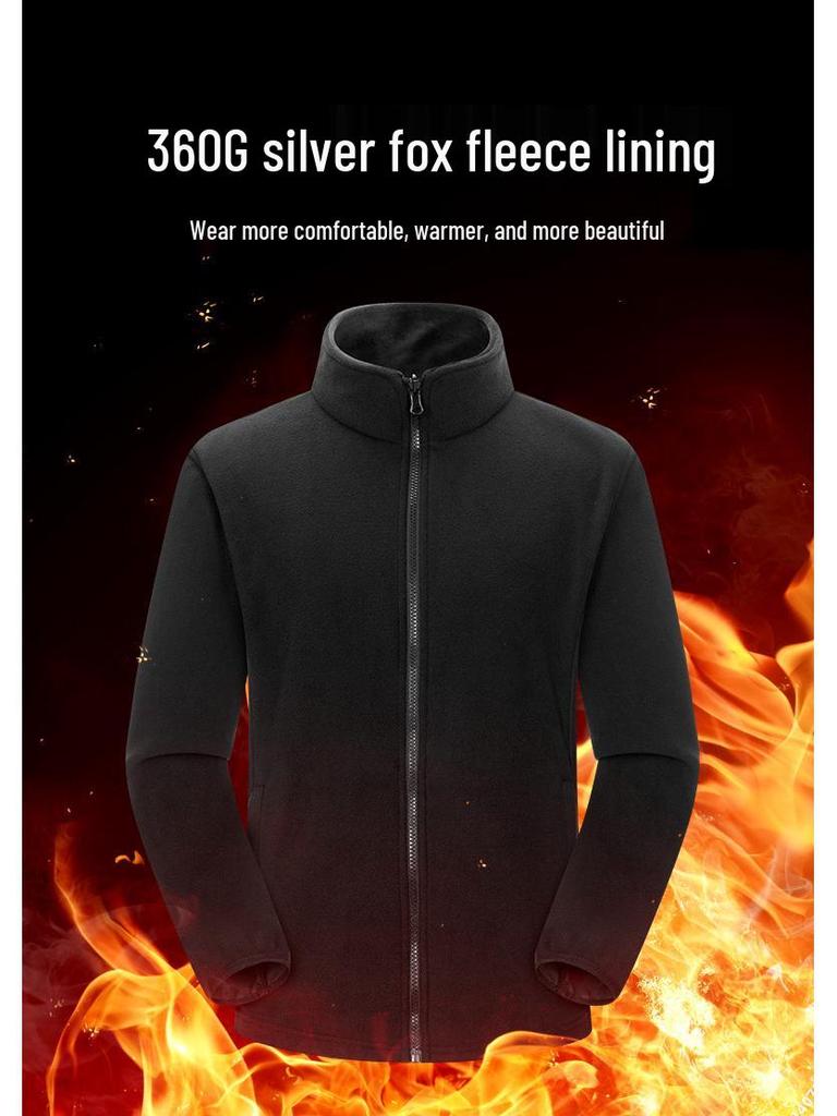 Unisex Outdoor 3-in-1 Tech Mountaineering Suit: Waterproof, Windproof, Temperature-Regulating, Fashionable, Wear-Resistant, Scratch-Resistant.