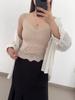 Women's Lace Camisole with Chest Pads - Sexy Backless V-Neck Bandeau Top