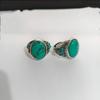 Unisex Adjustable Retro Turquoise Open Ring