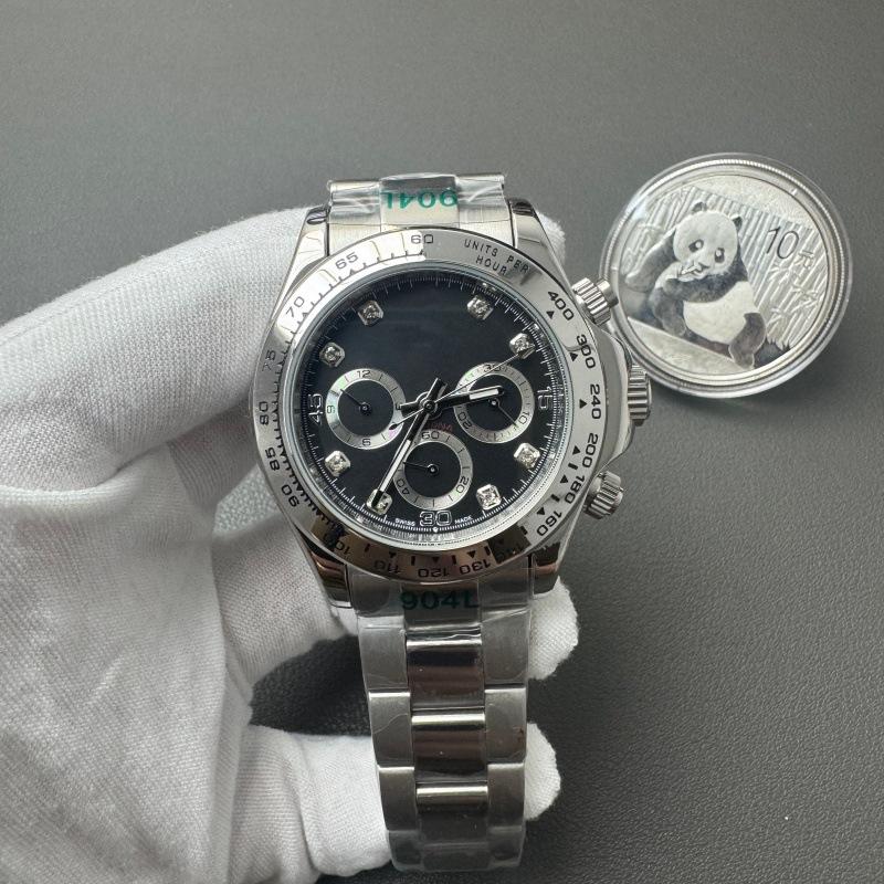 Panda Eye Daytona Men's Mechanical Watch Yacht Luminous Three Eyes Six Needles
