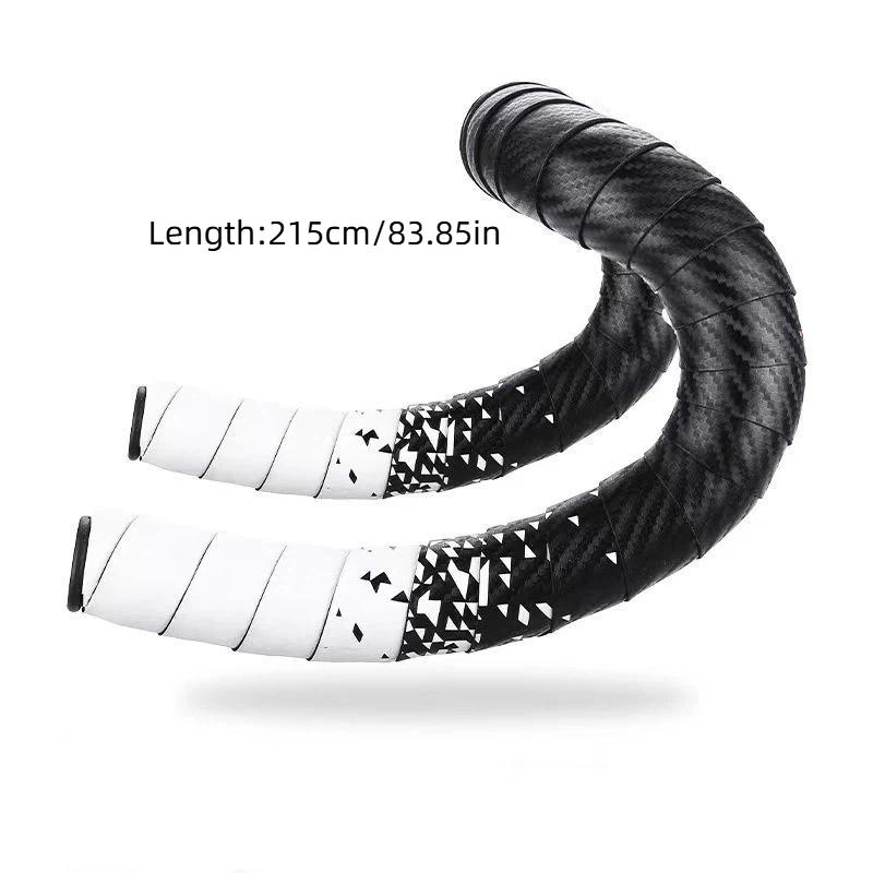 1Pair Anti-Vibration Bike Handlebar Tape Non-Slip Pu Eva Bicycle Handle Bar Tape Soft Skin-Friendly Road Bike Handlebar Tape
