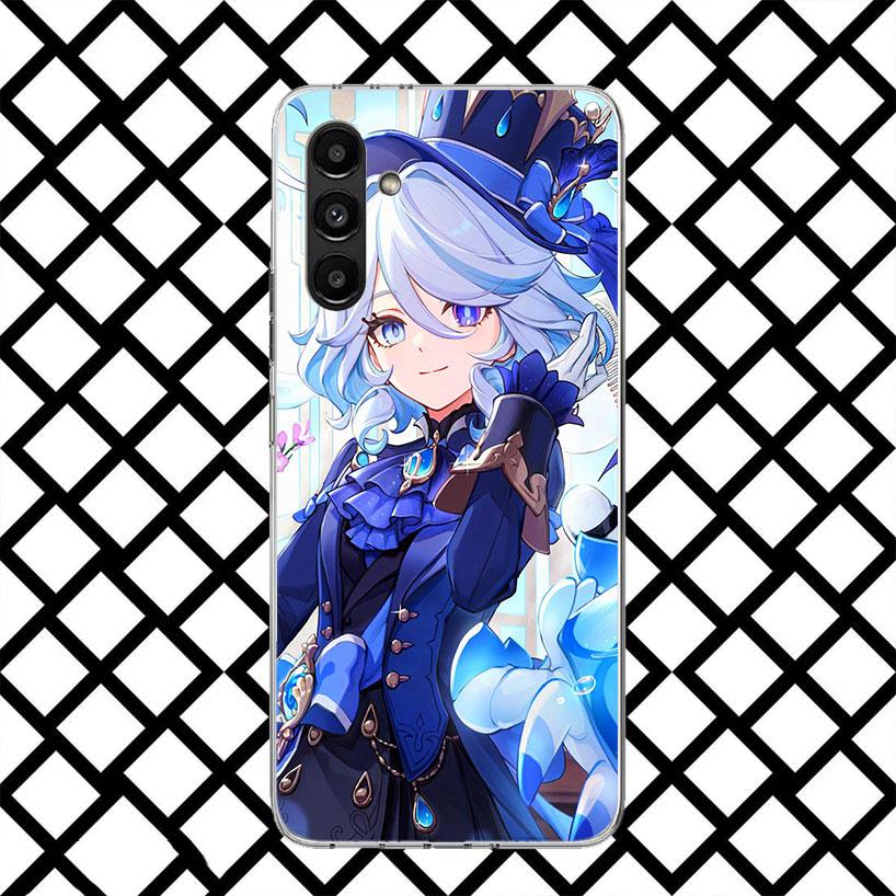 Genshin Impact Furina Handyhülle für Samsung Galaxy A17 A37 A57 A16 A26 A36 A56 A15 A25 A35 A55 A14 A24 A34 A54 A13 A23 A33 A53