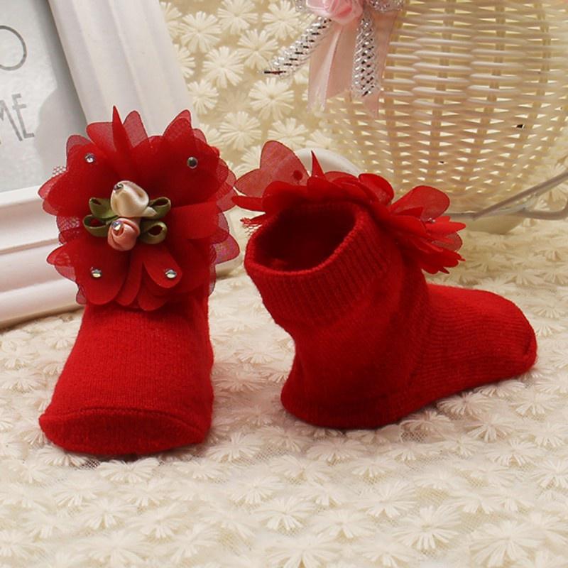 Kleinkinder Säuglinge Baumwolle Knöchel Schleife Socken Baby Mädchen Prinzessin Bowknot Socke Schuhe
