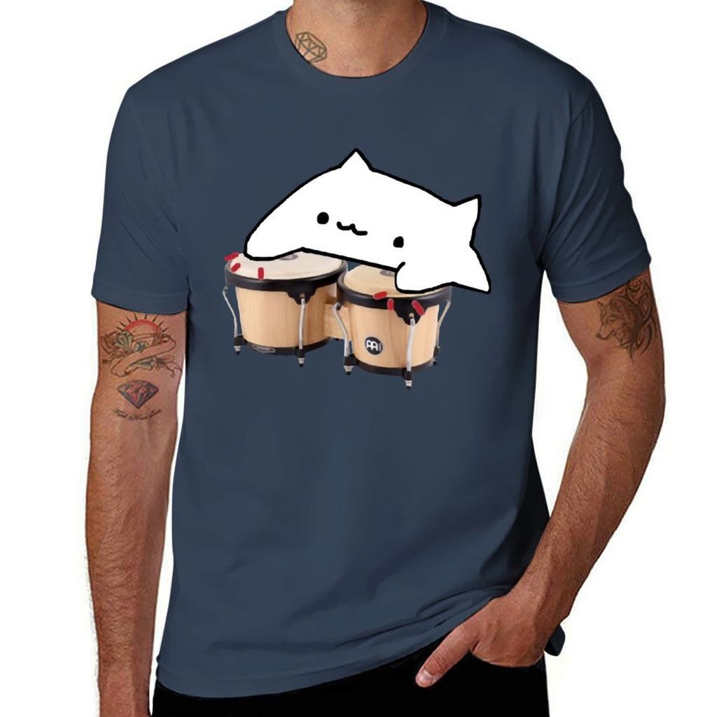 Bongo Cat TShirt Lightweight Cooling Short Sleeve Tee