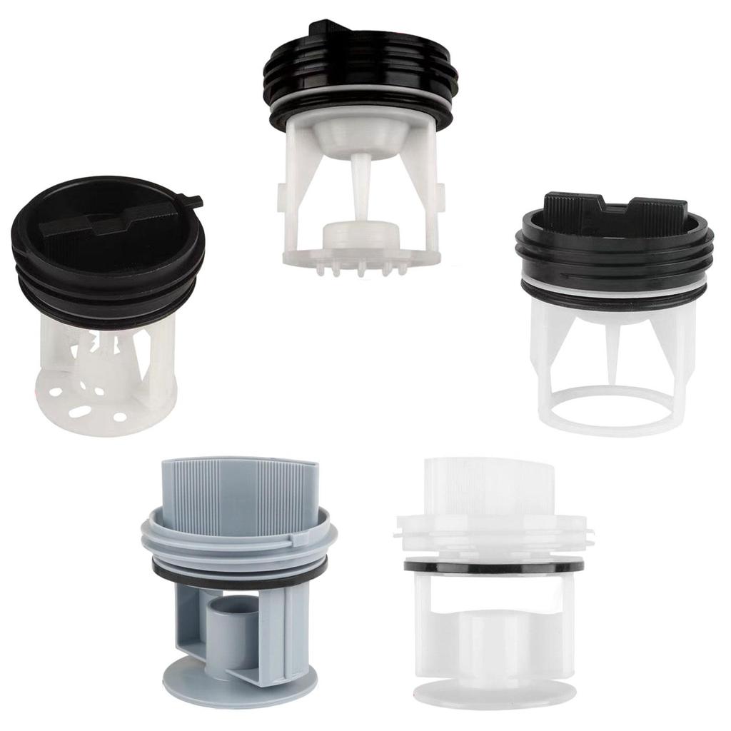Plastic Washing Machine Drain Pump Cover Assembly Reliable Water Stopper Overflow Protection for Laundry Use