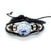 Carini FPE Cartone Animato Gioco Braccialetti in Pelle Claire Engel Braccialetti Intrecciati Multistrato Bangles Gioielli Fatti a Mano Regali
