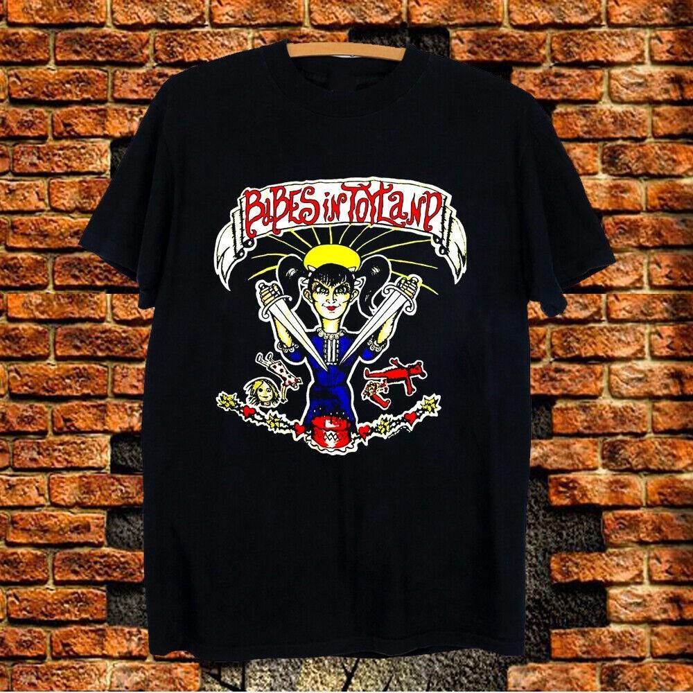 Vtg Babes In Toyland Band Gift For Fans Cotton Black Unisex Shirt BL839