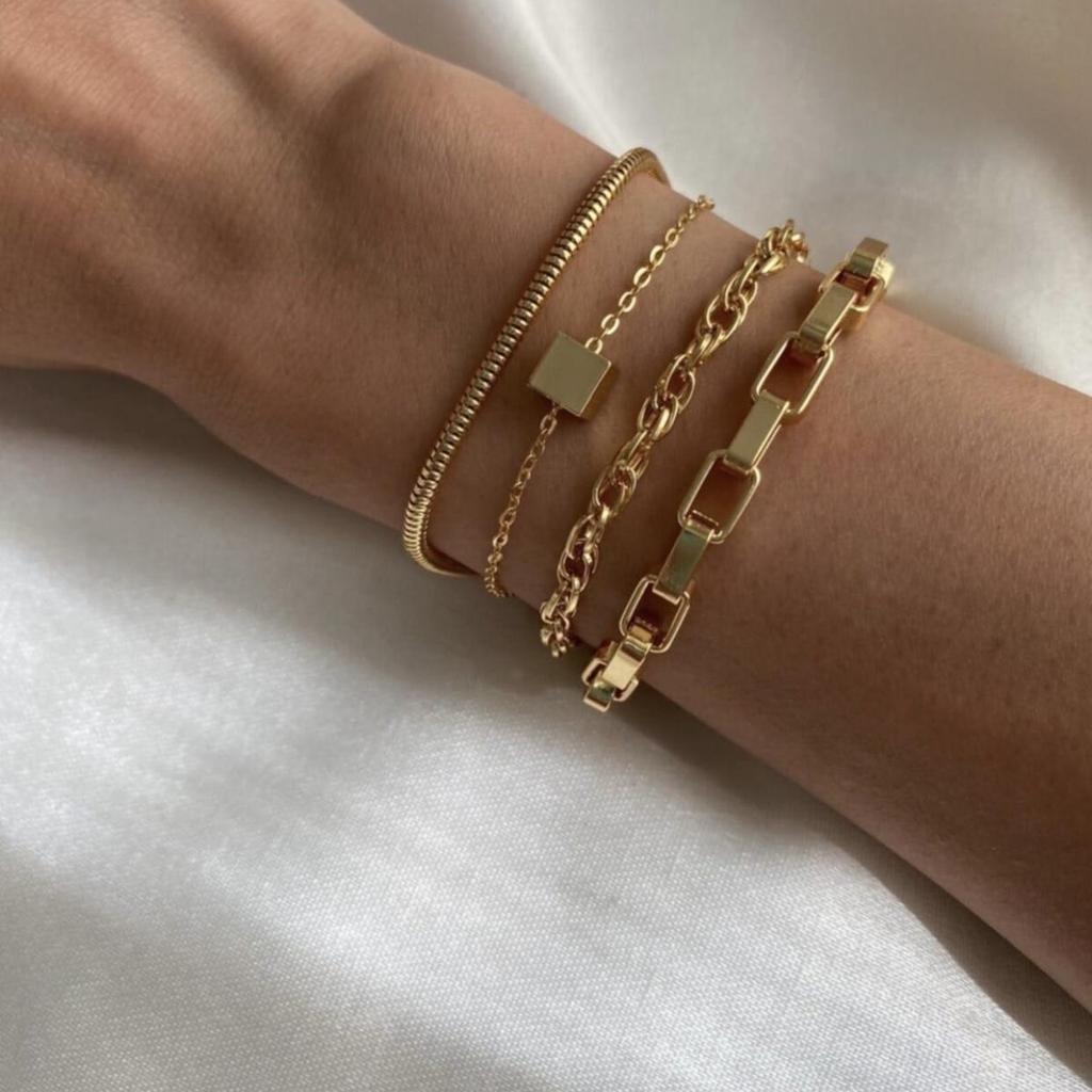 Купить Браслет из 4 частей, детальный четырехместный комбинированный ...