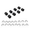 8pcs Replacement Spare Rubber Rollers for Maker for Maker 3 Prevents Slipping Mat Guide Spare Rubber Wheel with 16