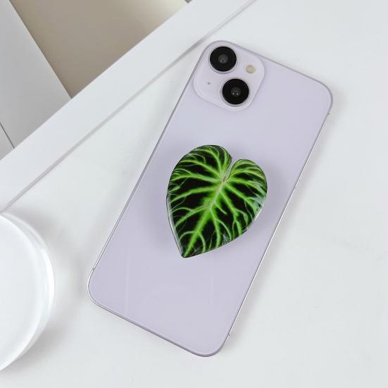 Yousheng Simulated Tropical Leaf Decoration Acrylic Epoxy Resin Green Leaf Sign DIY Refrigerator Magnet Mobile Phone Airbag Holder Accessories