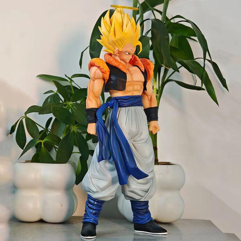 Dragon Ball Gogeta Super Saiyan Figure Anime Peripheral Statue Collectible Desk Ornament Toy Gift For Anime Fans Otaku Figure