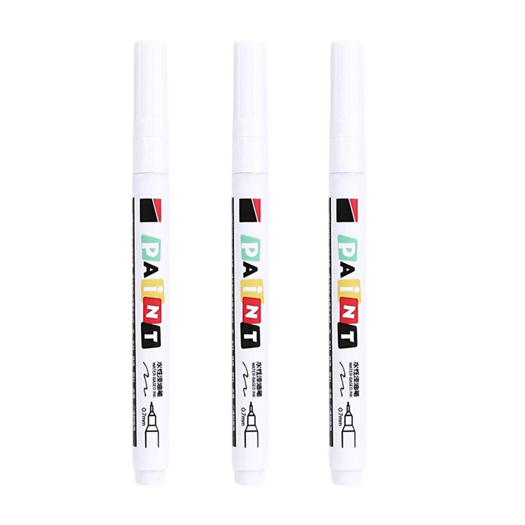 3Pcs Monument Paint Pen Sunproof Waterproof Stone Marker Pen For Writing Coloring On Tombstones Gravestone Restoration