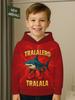 Jongens Tralalero Tralala Pullover Hoodies Herfst Buiten Lange Mouwen Dunne Hooded Sweatshirt Italiaanse Brainrot Perfect Cadeau voor Kinderen