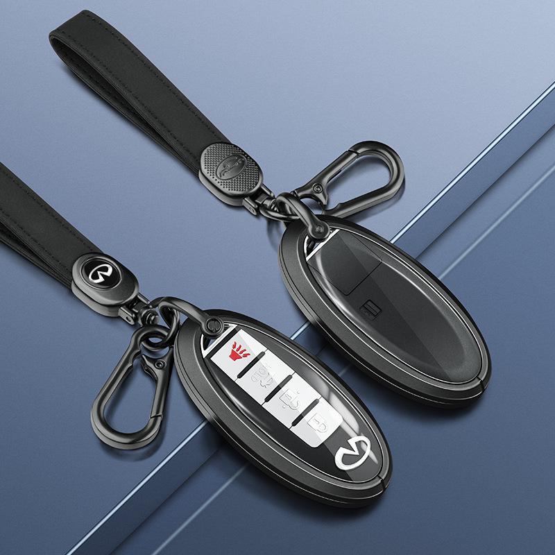 Infiniti Q50L/QX50/Q70L Key Case - Full-Cover Shell for G25/FX35 with Buckle