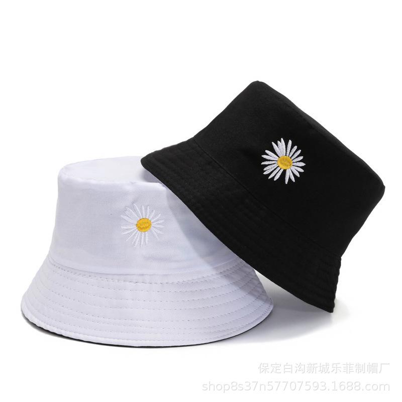 Hat autumn double-sided bucket hat women's spring summer sun hat Japanese new student basin hat cute